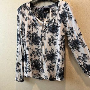 Embroidered Peasant Blouse